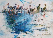 BIRDS 50x70 acrylic kopia